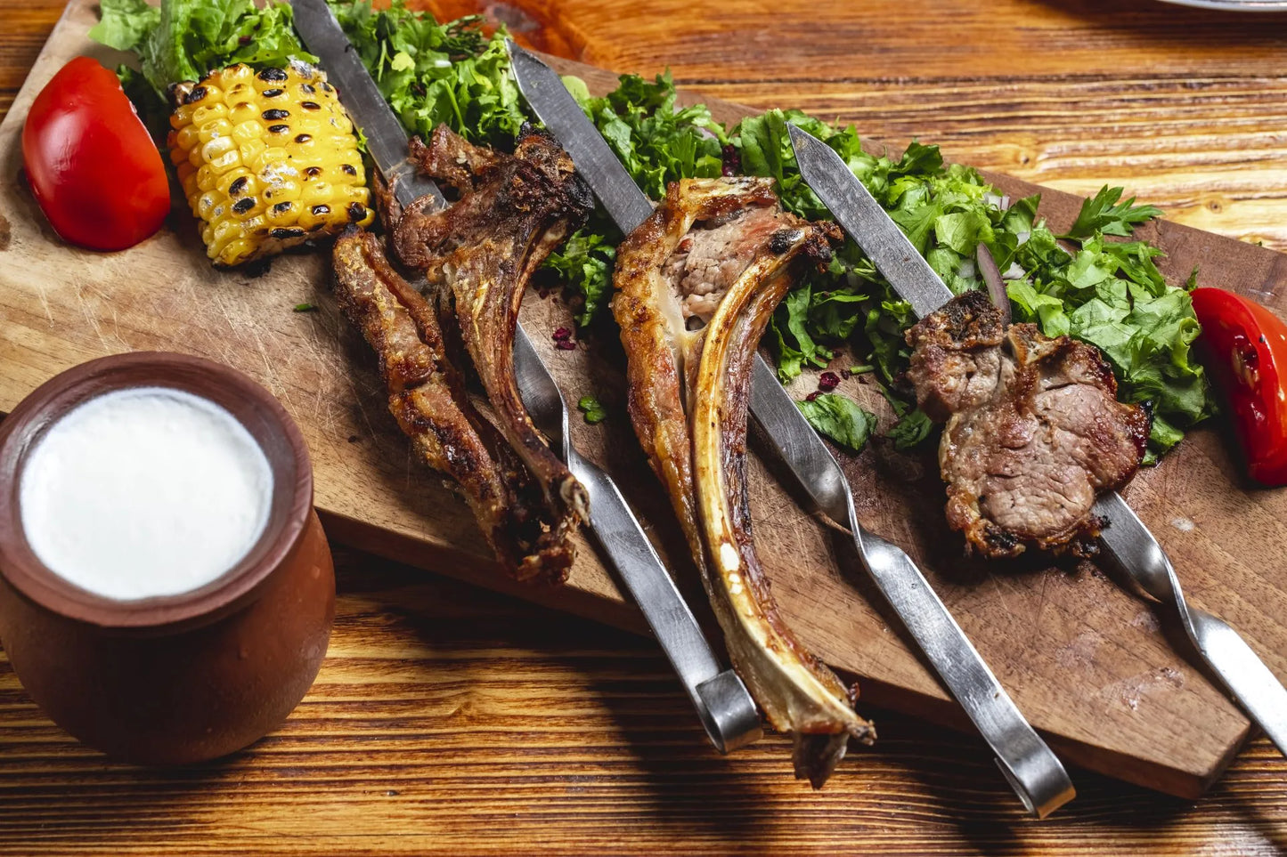 Tikka lamb chops