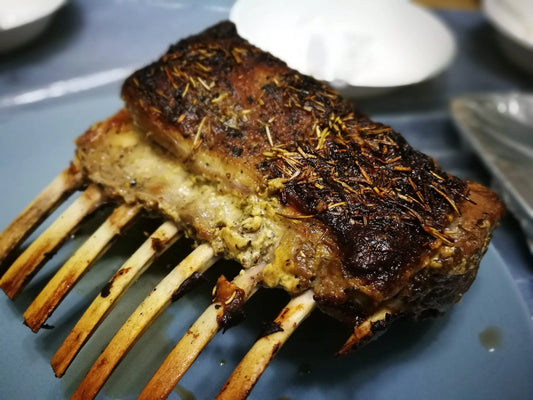 Peri peri lamb rack