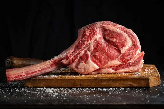 Beef rib eye of the bone