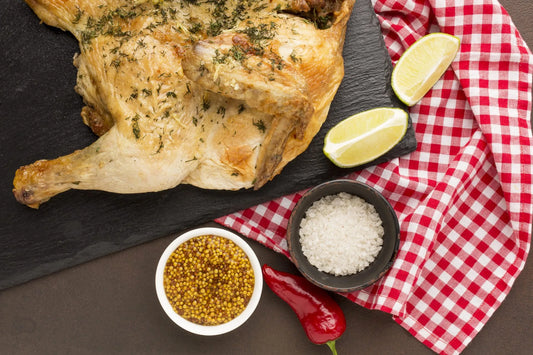 Lemon & pepper half chicken